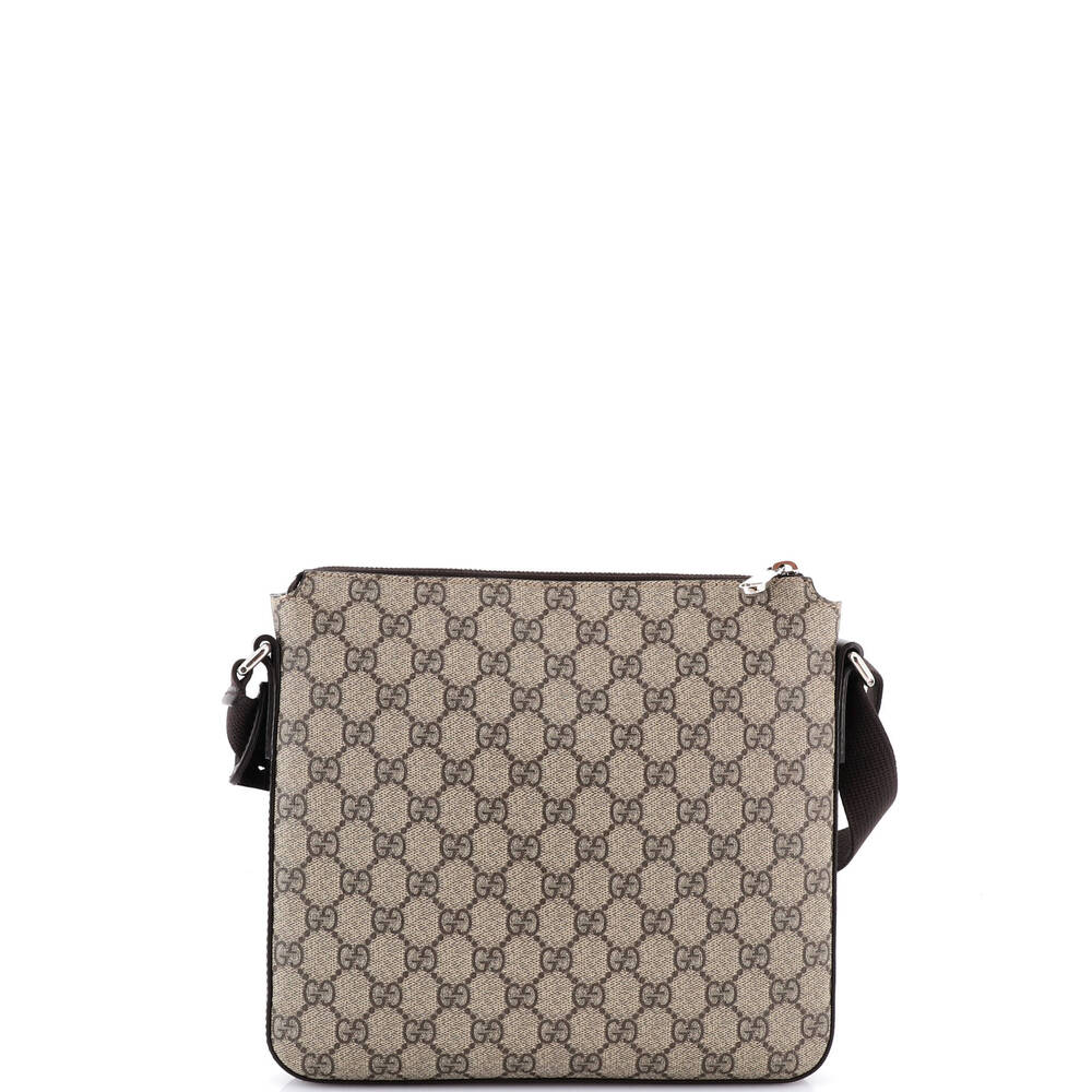 Gucci Web Strap Front Zip Messenger Bag #258207G10B - Picture 3 of 8